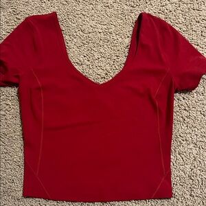 lululemon athletica Red Top